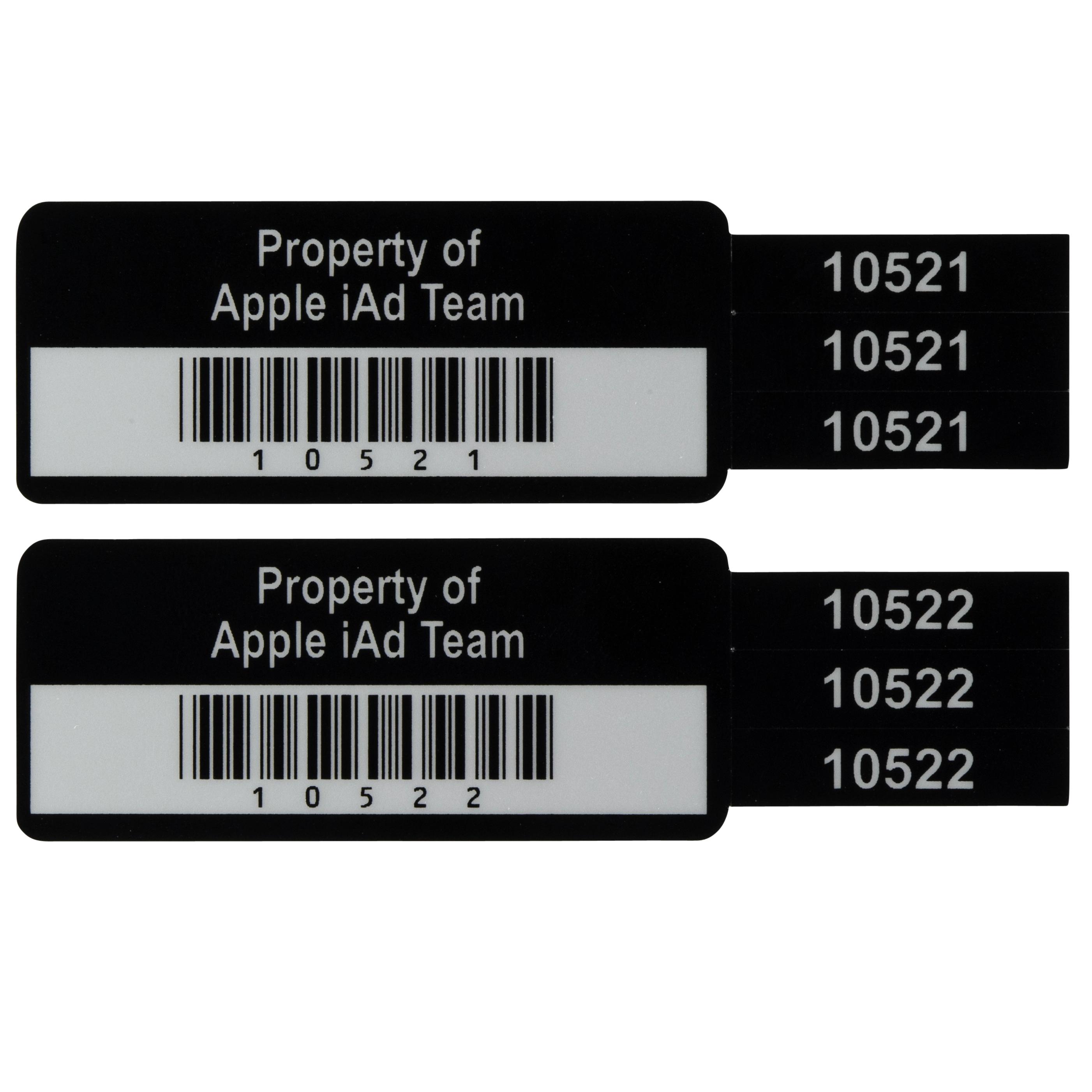 Asset Tags 12