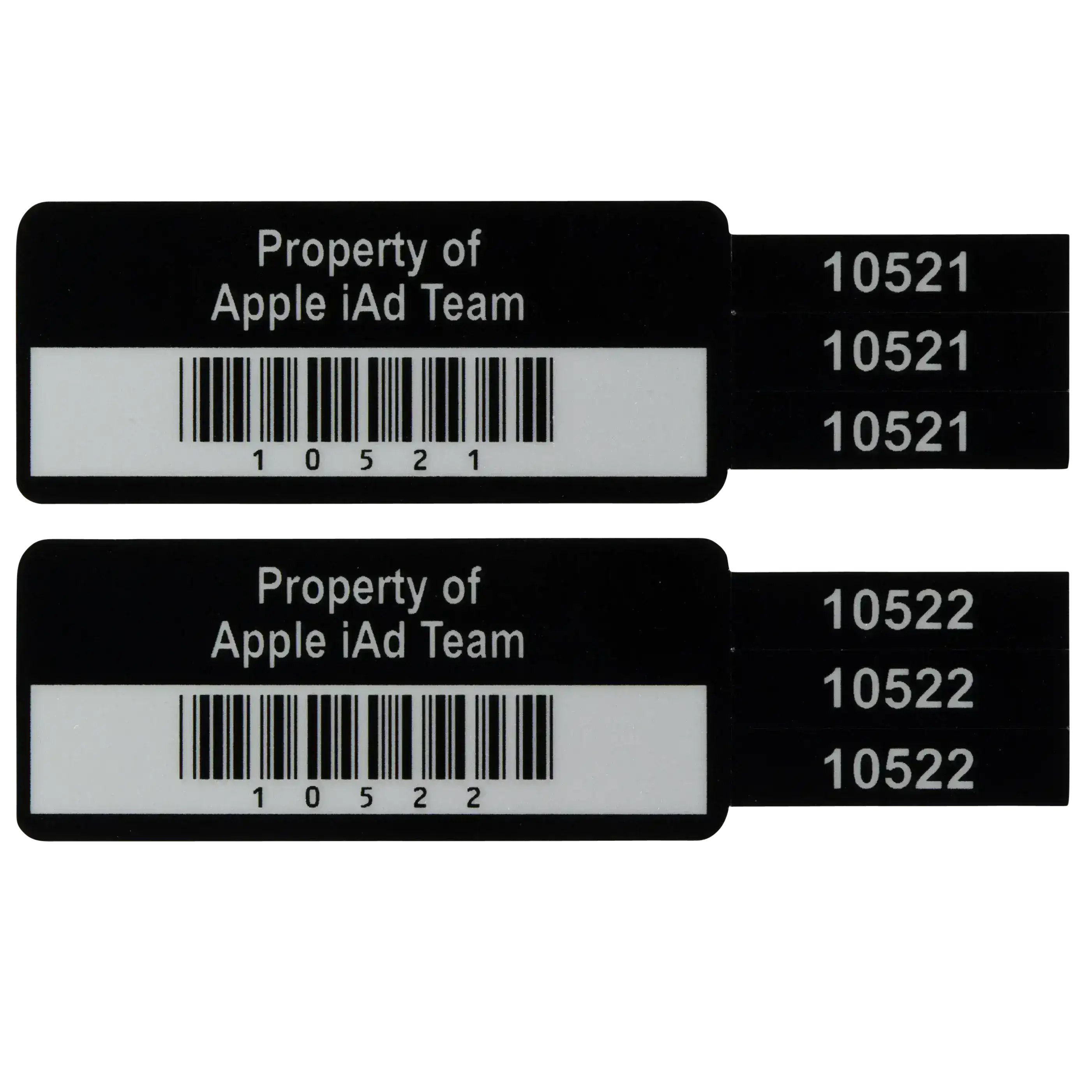 Asset Tags 12