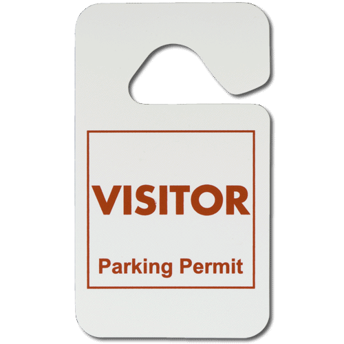Parking Permit Hang Tag And Parking Sticker Styles