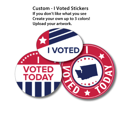 I Voted Stickers