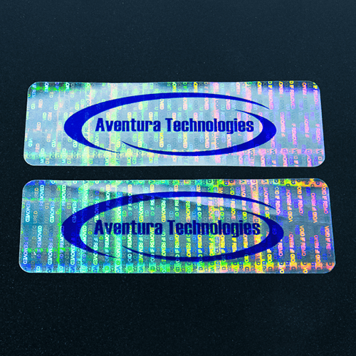 Imprinted Hologram Sticker