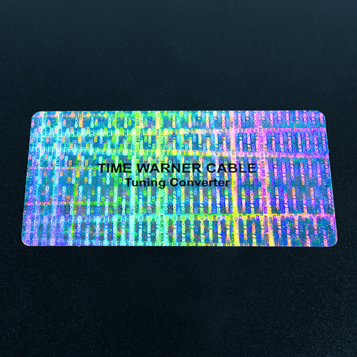 Imprinted Hologram Sticker