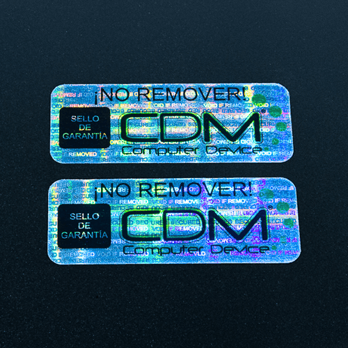 Imprinted Hologram Sticker