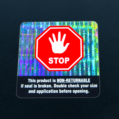 Imprinted Hologram Sticker