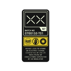 equipment label image