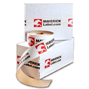 Packaging tape core side view and front view