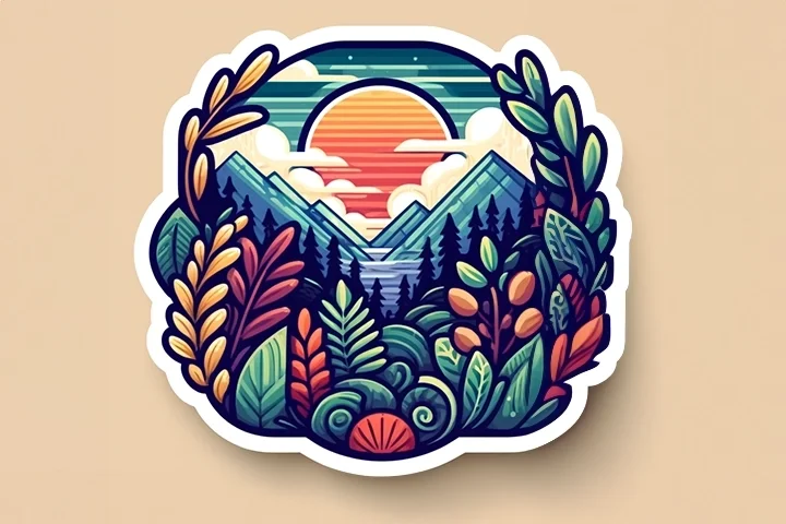 100DieCutStickers-2x1GlossybyMaverickLabel