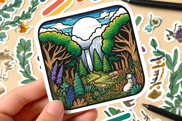 100DieCutStickers-3x4GlossybyMaverickLabel