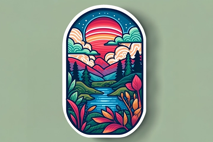 100DieCutStickers-3x7GlossybyMaverickLabel