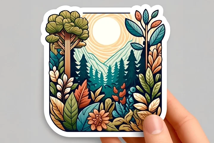 100DieCutStickers-4x4GlossybyMaverickLabel