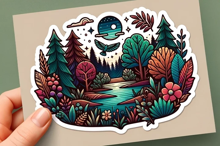 100 Die Cut Stickers 4x6 Glossy by MaverickLabel