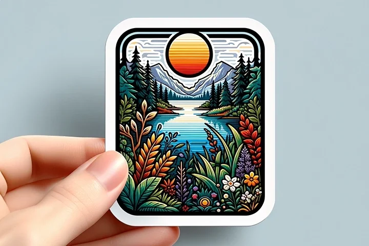 100 Die Cut Stickers 4x6 Matte by MaverickLabel