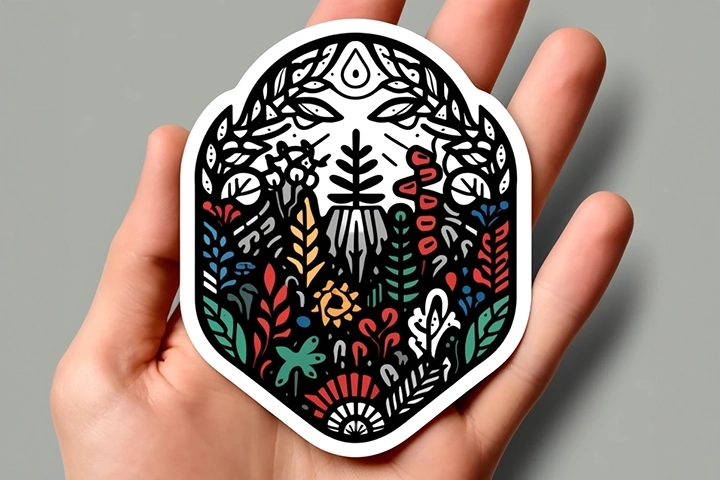 100 Die Cut Stickers 4x8 Glossy by MaverickLabel