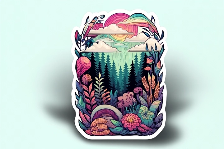 100 Die Cut Stickers 4x8 Matte by MaverickLabel