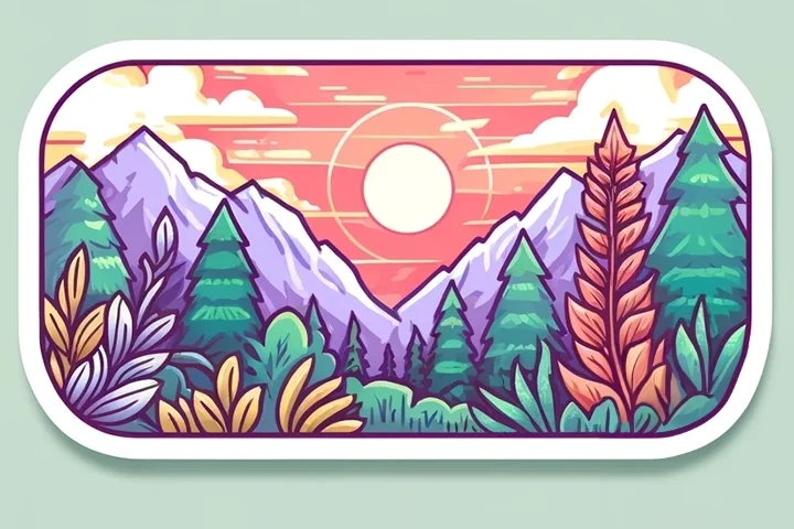 100 Die Cut Stickers 5x2 Matte by MaverickLabel