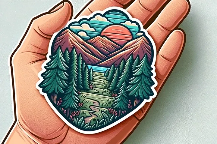 100 Die Cut Stickers 5x5 Glossy by MaverickLabel