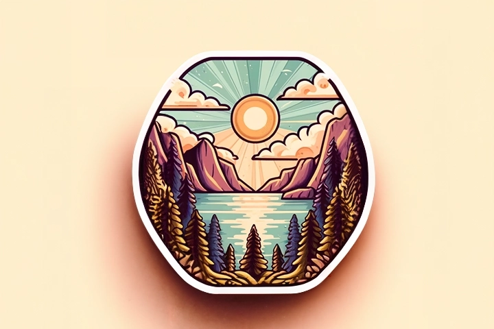 100 Die Cut Stickers 5x5 Matte by MaverickLabel