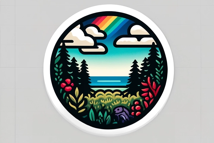 100 Die Cut Stickers 5x6 Glossy by MaverickLabel