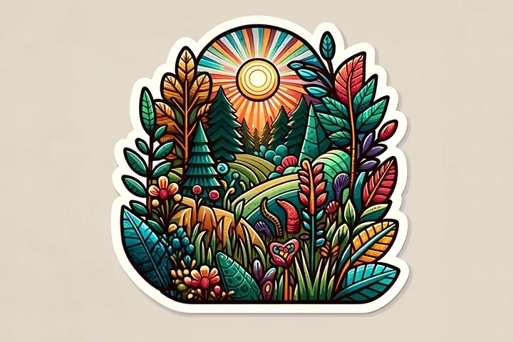 100 Die Cut Stickers 5x6 Matte by MaverickLabel