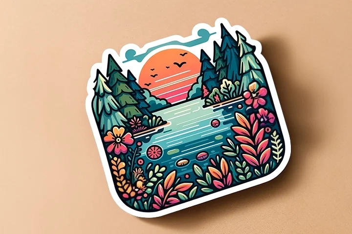 die-cut stickers